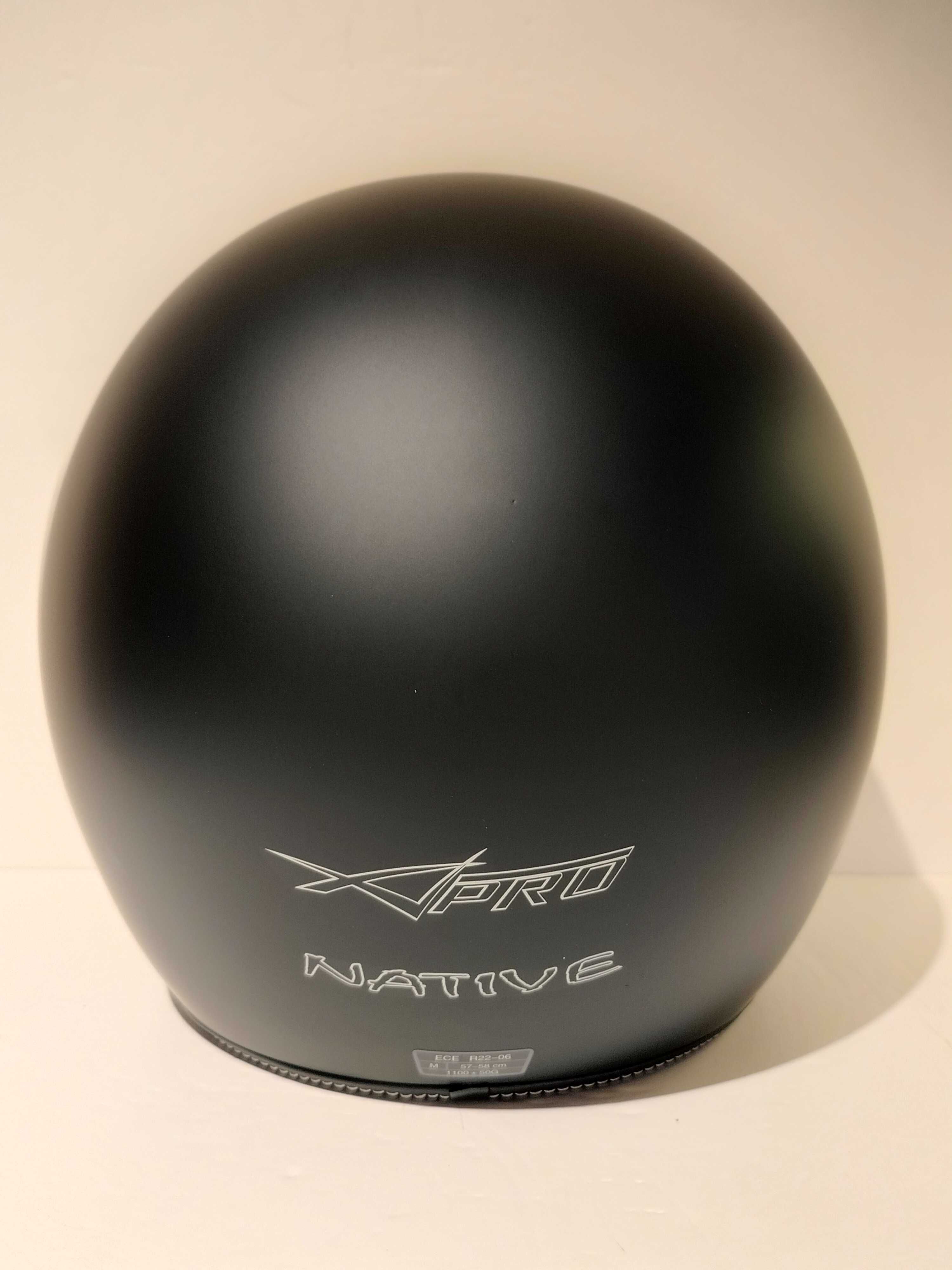 Capacete classico aberto caferacer shooper moto scooter novo