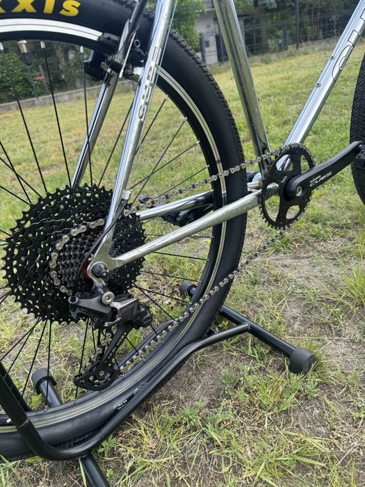 Stylowy rower custom na bazie Cube 1x12 retromtb ostateczna cena