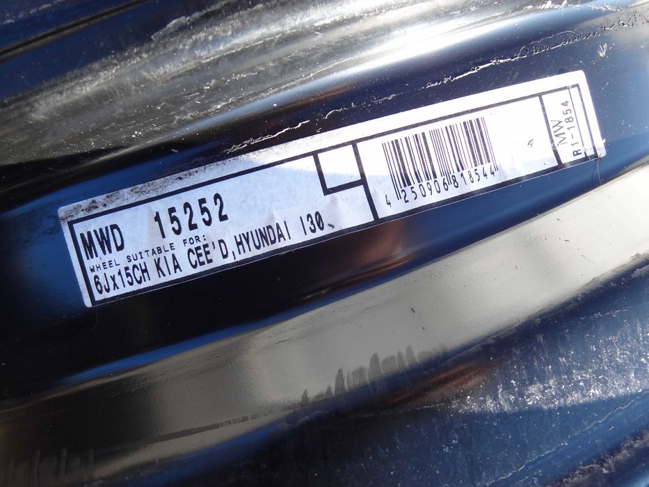 Диск 15 5x114.3 - из Германии - R 15 KIA HYUNDAI RENO Mazda Nissan
