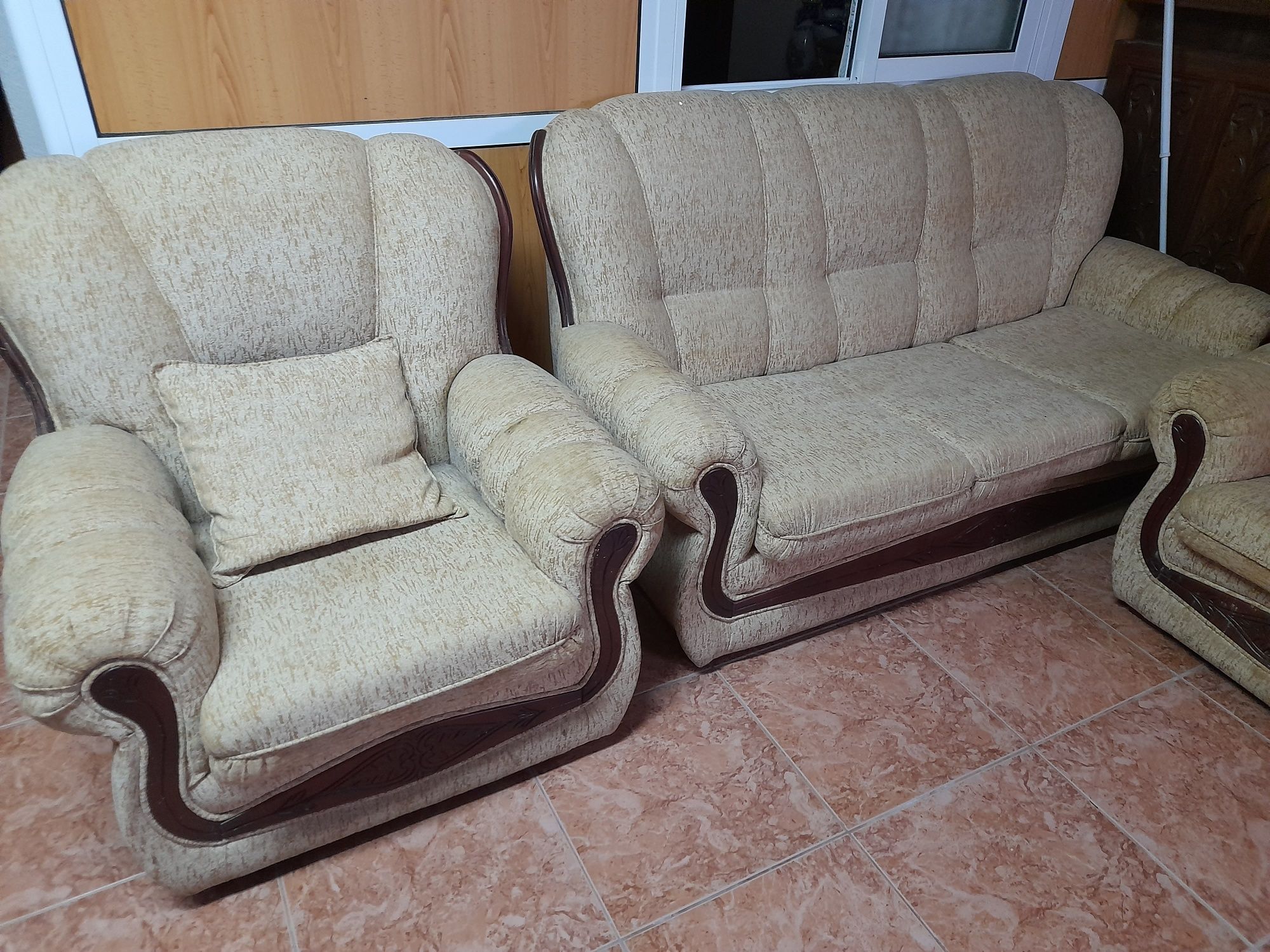 Conjunto 3 Sofás