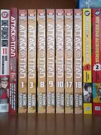 Mangas de attack on titan / shingeki no kyojin em inglês