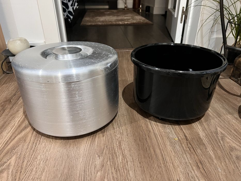 Recipient para gelo inox.