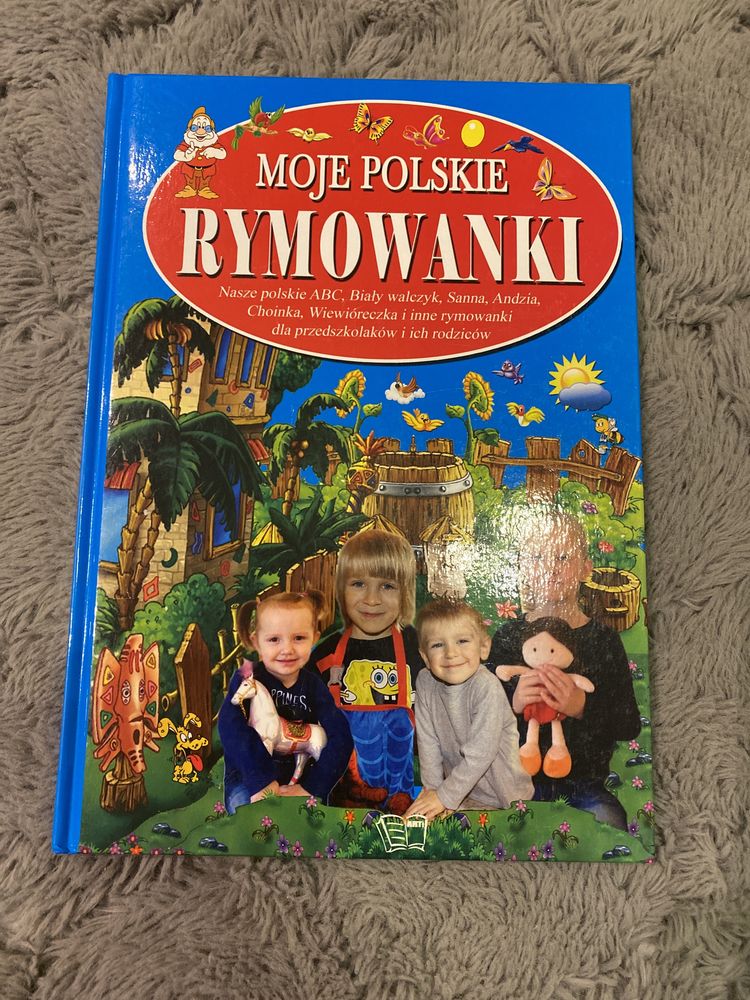 Książka Moje Polskie Rymowanki dla Dzieci Przedszkolaków