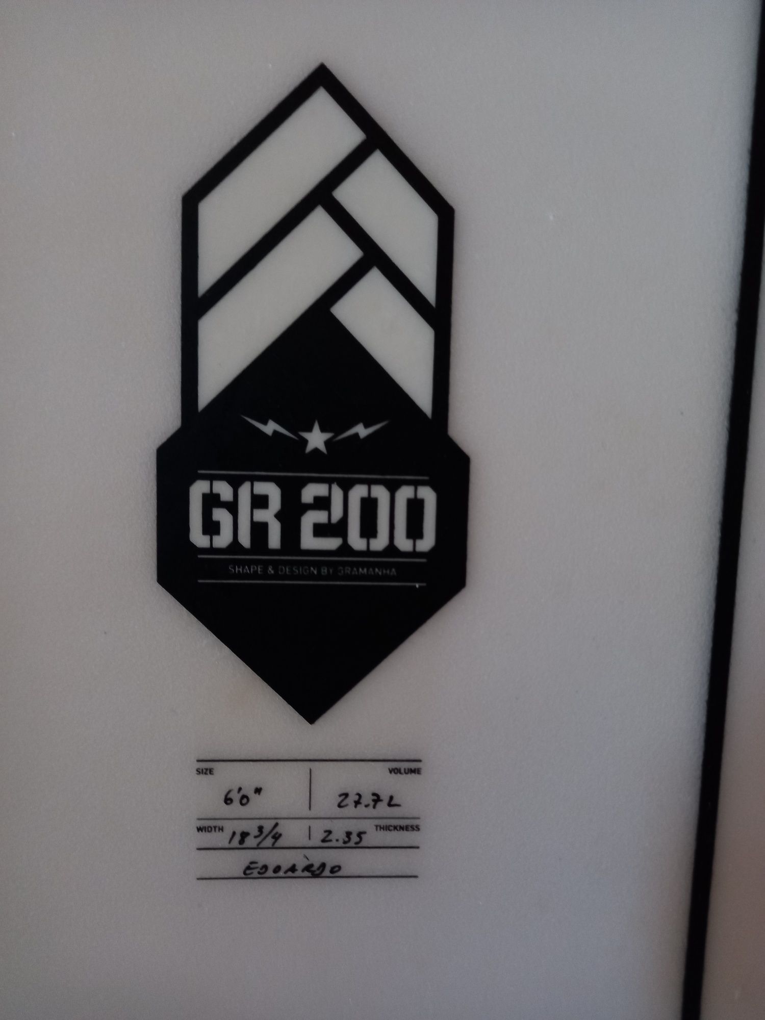 Boardculture surfboard GR200 6.0 round tail, Vol 27.7L