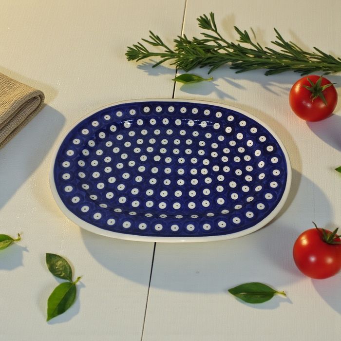 Półmisek.28x20cm.Gat 1.Ceramika Bolesławiec