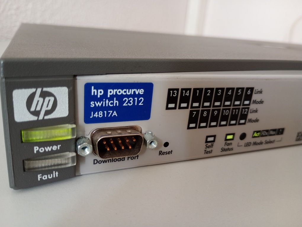 Switch HP ProCurve 2312 (J4817A) – 12 Portas Fast Ethernet