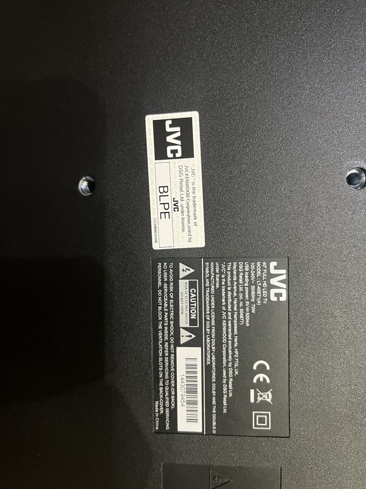 Full Hd LCD телевізор 40" JVC LT-40E71(А) з Т2
