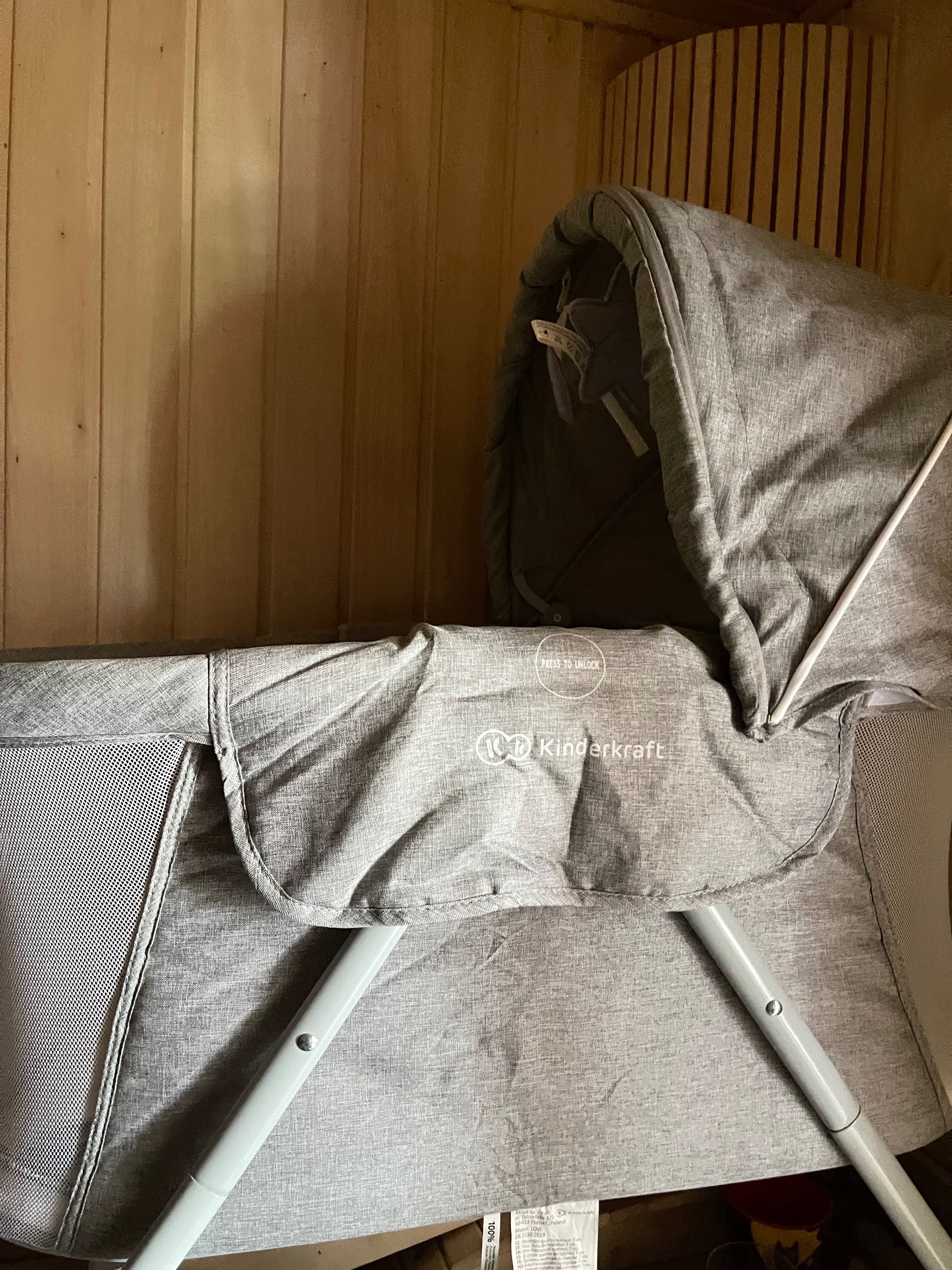 Люлька-гойдалка Kinderkraft Lovi Grey 3 в 1