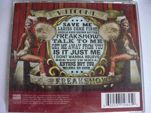 Фирменный CD HINDER ‎"Welcome To The Freakshow" 2012