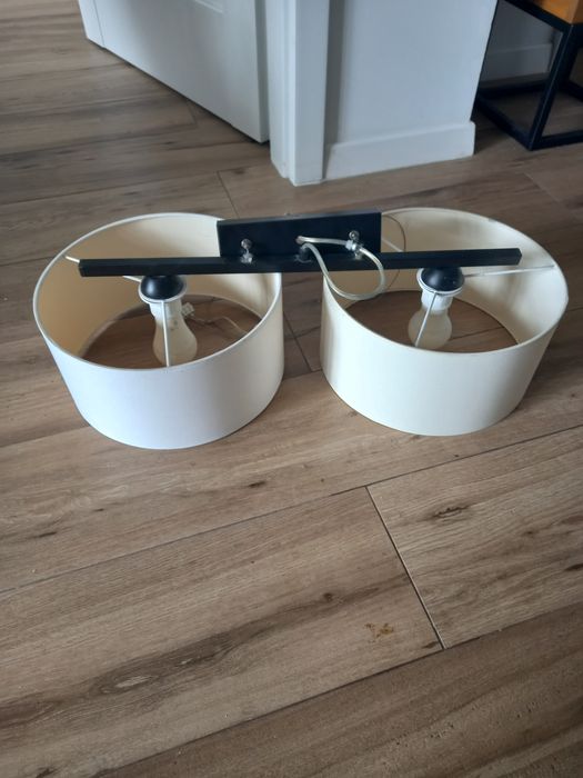 Żyrandol lampa z abazurami