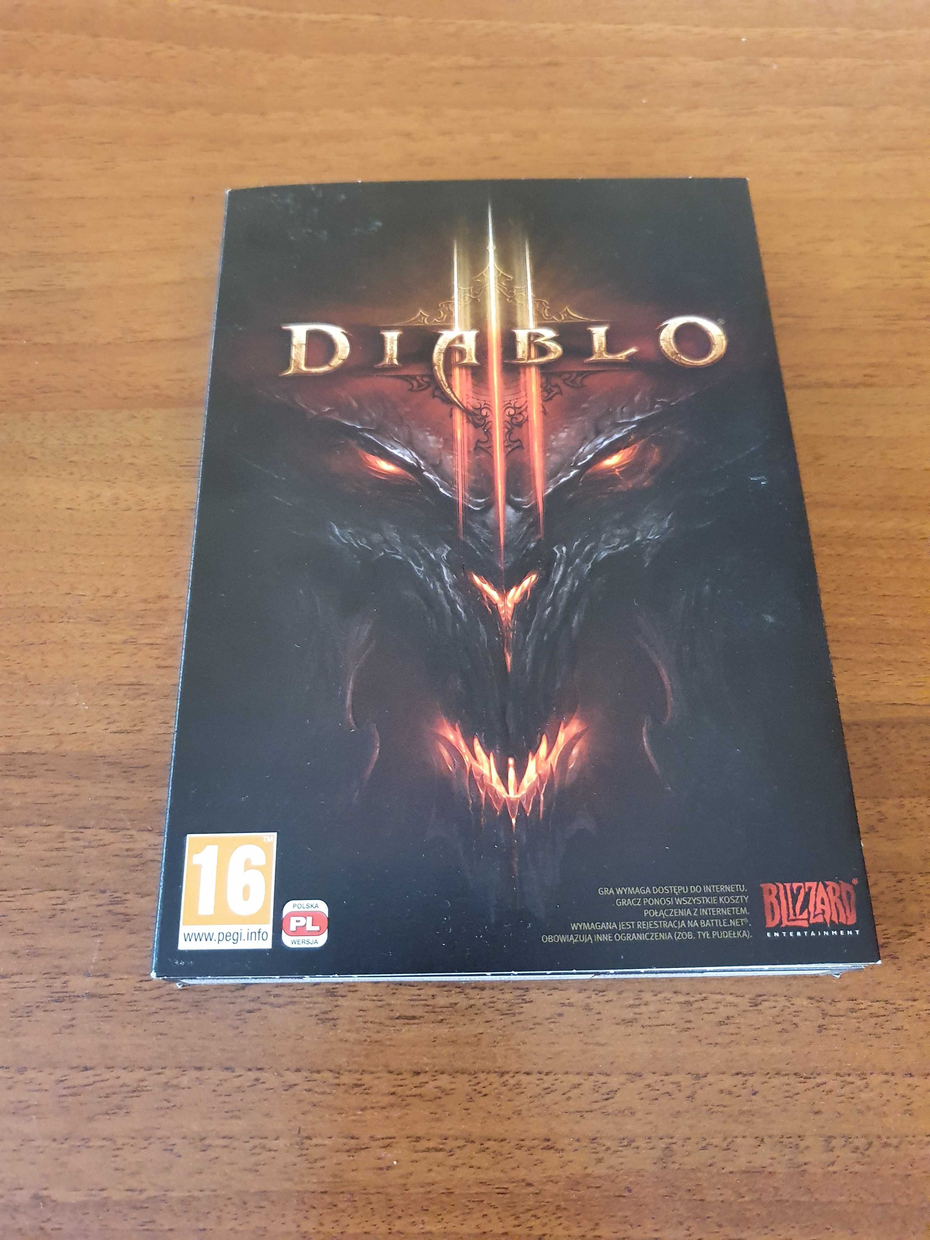 Pudełko z grą Diablo 3 (bez klucza)