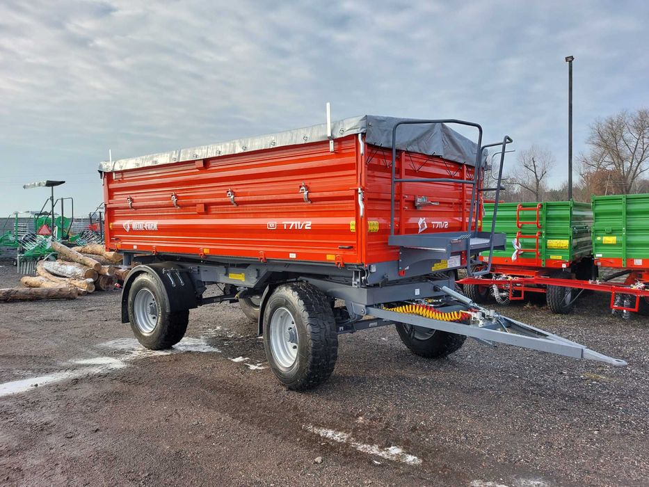 Przyczepa Rolnicza Dwuosiowa METALFACH 8t 10t T711/1 T710 PRONAR