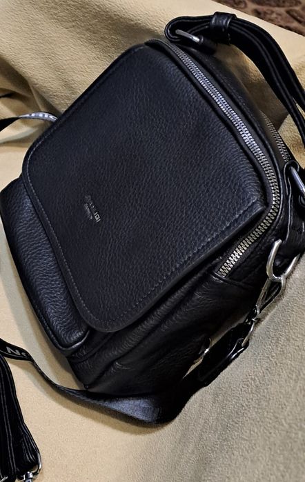 Сумочка -рюкзак (крос-боді)шкіряний