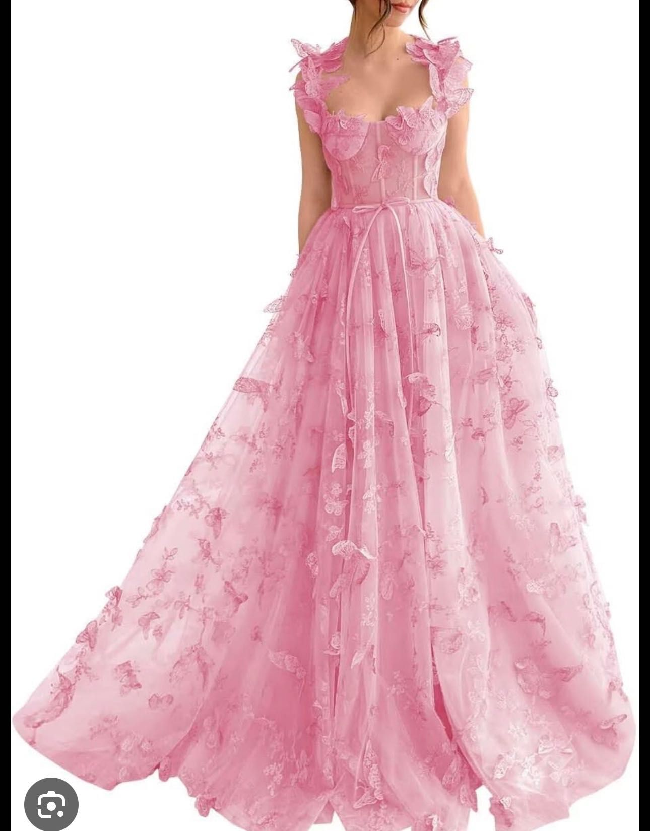 Vestido de festa borboleta