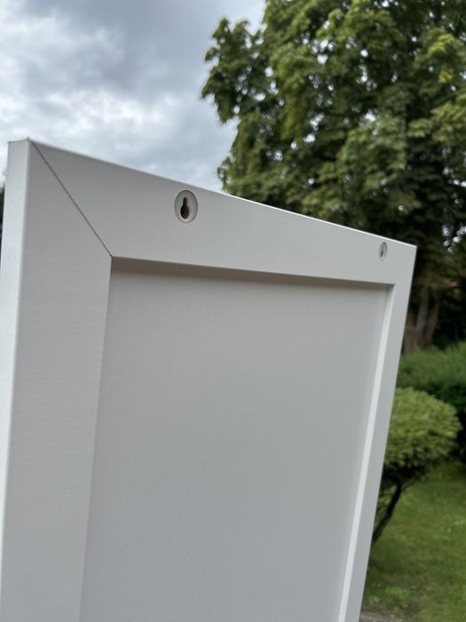 Lustro stojace biale 170x50