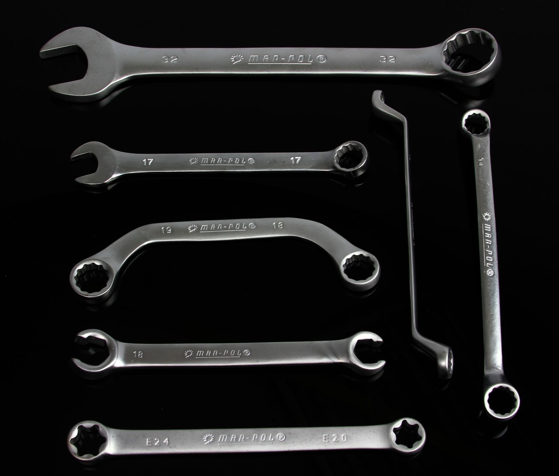 Klucze Płasko Oczkowe 6-32 Torx Zestaw Kluczy 47Sz