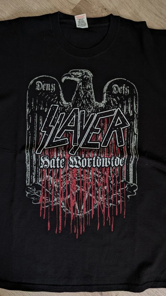 Slayer Hate Worldwide Tour 2011 Merch Oryginał Koszulka XL