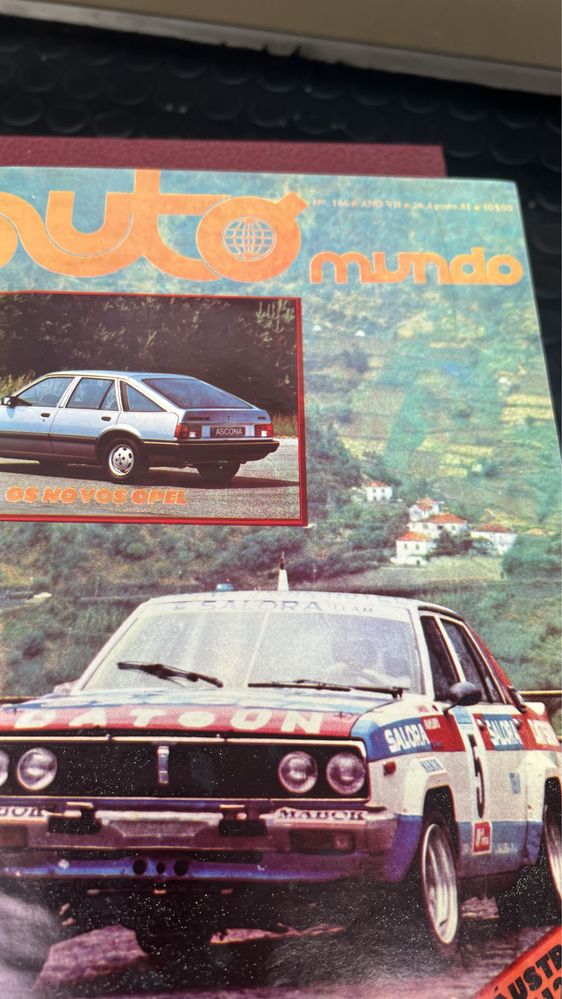 Revistas Automóveis Auto Mundo 5 volumes de 1979 a 1985