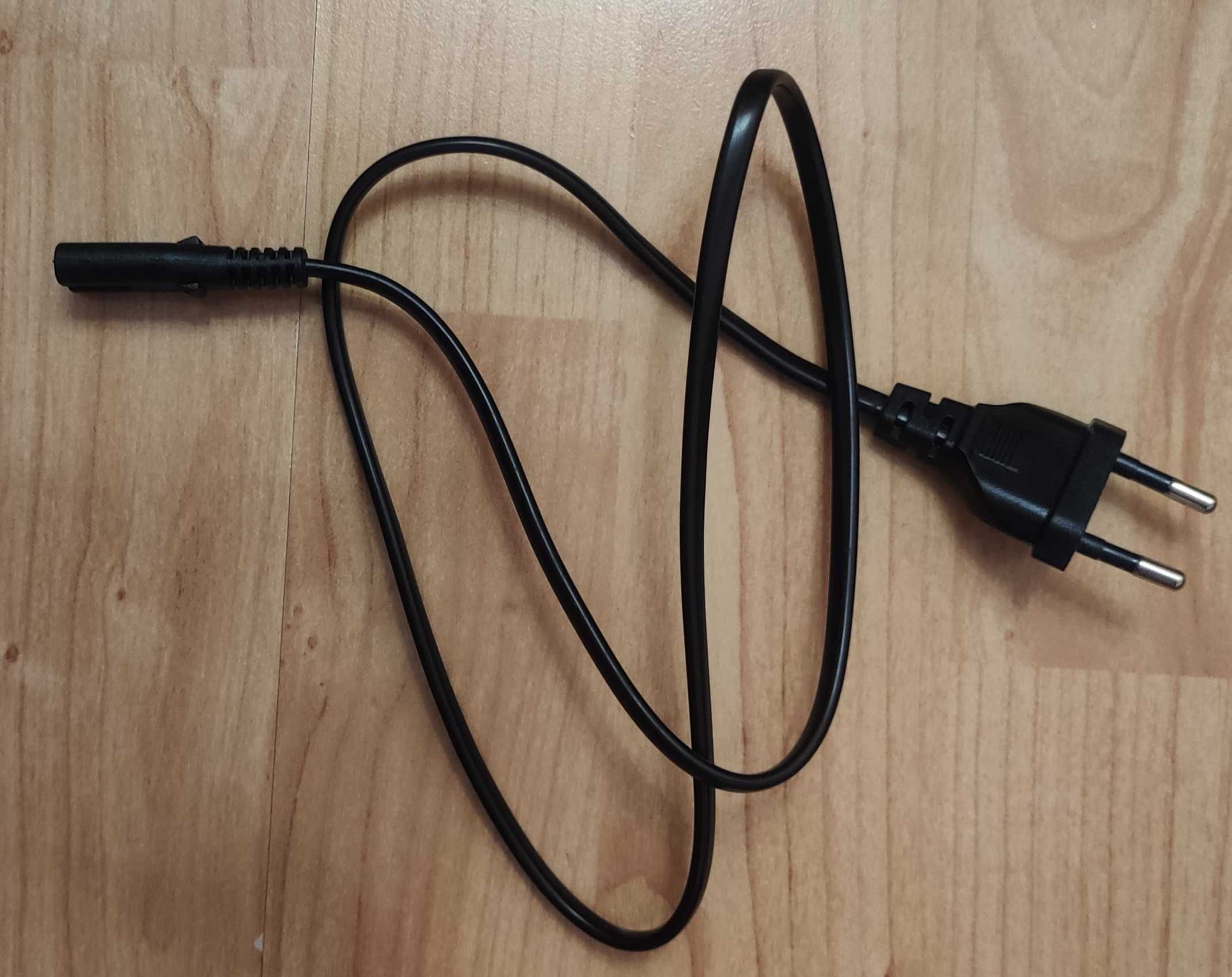 Мережевий кабель живлення 2-pin С7 (CEE 7/16 – IEC C7) 0,8 м