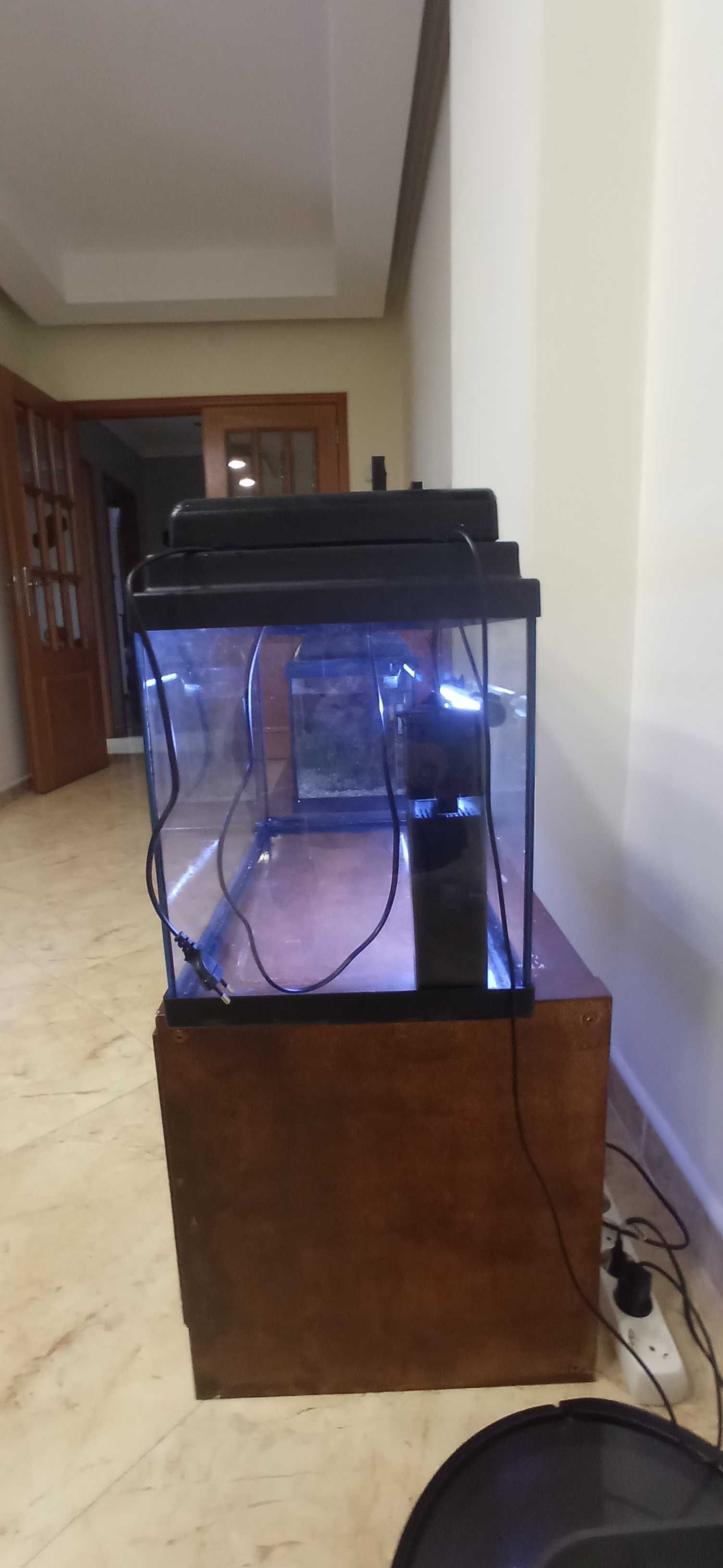 Vende-se aquário Aquatlantis 0,60x0,30x0,35 de 54L