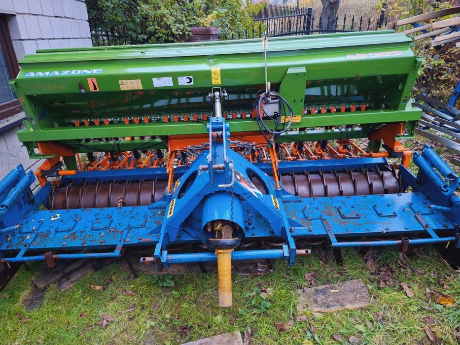 Agregat uprawowo-siewny 3m talerzowy Rabe Werk siewnik Amazone