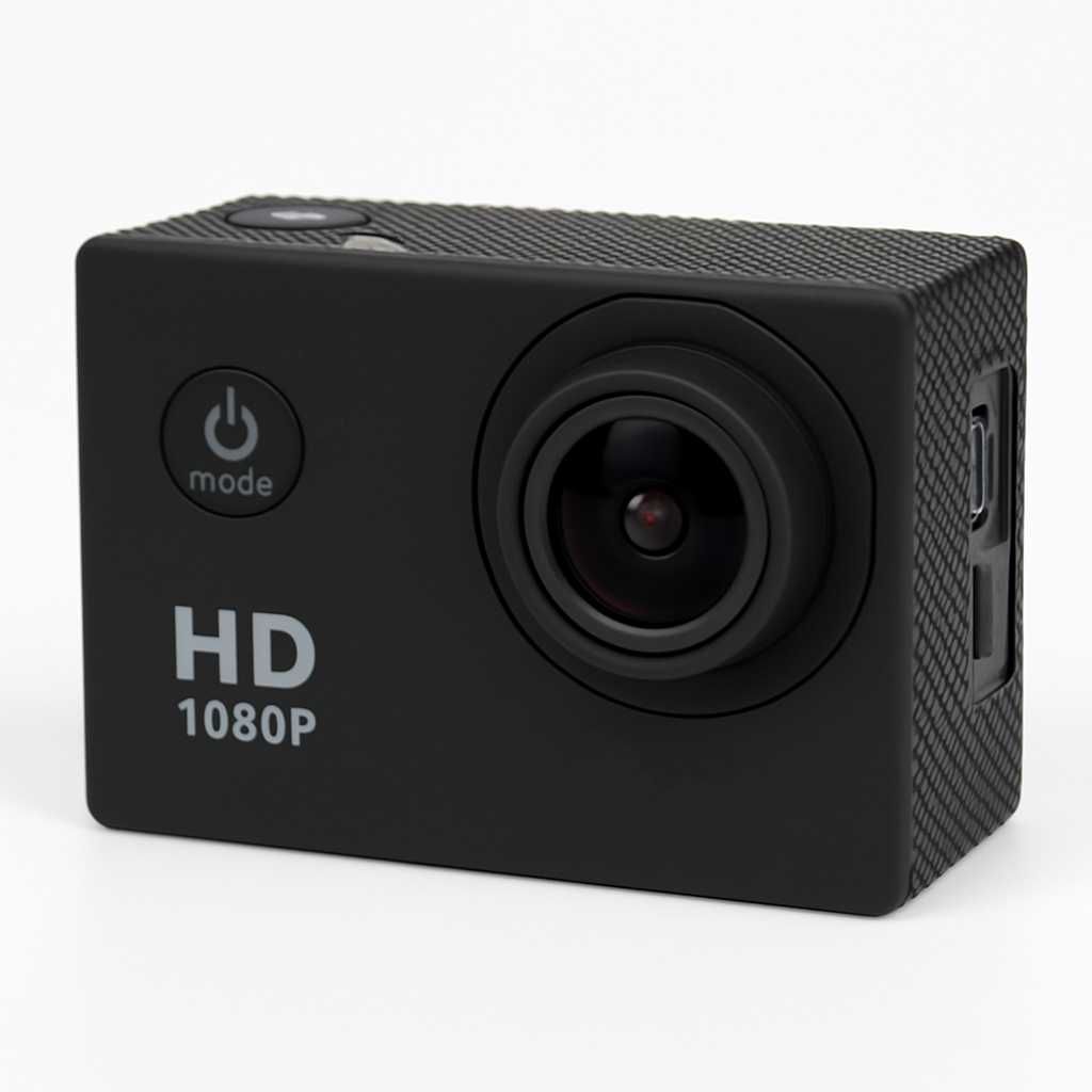 NOWA kamera sportowa HD 1080P + akcesoria + etui wodoodporne