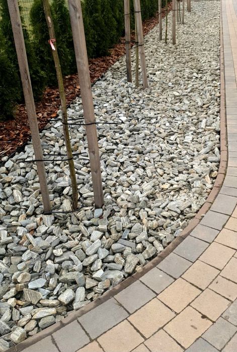 Kora kamienna kamień ozdobny gnejsowa i grys biały naturalny z dostawą