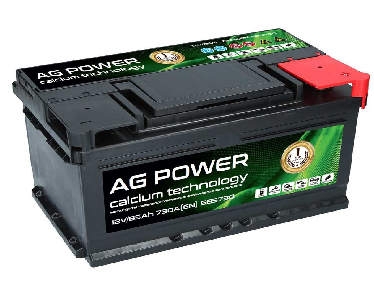 Akumulator AG POWER 12v 85ah 730a P+ Radom wysyłka free