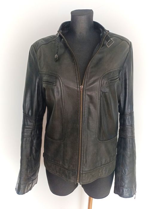 Kurtka skórzana damska wiosenna Bata And More r.M