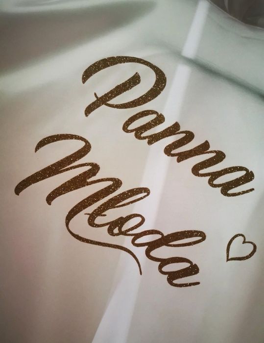 Koronkowy szlafrok ślubny Panna Młoda rozmiar M