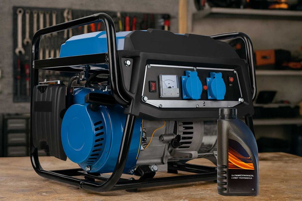 Agregat Prądotwórczy Prądu 3,5hp 1600W Generator do Domu + Olej