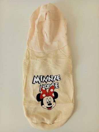 Bluza z kapturem dla psa ubranko Disney Myszka Minnie roz. M