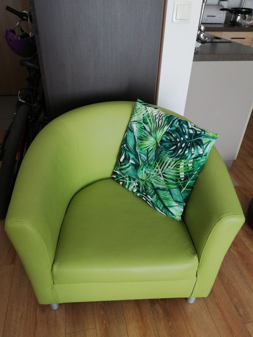 Fotel,  fotel zielony