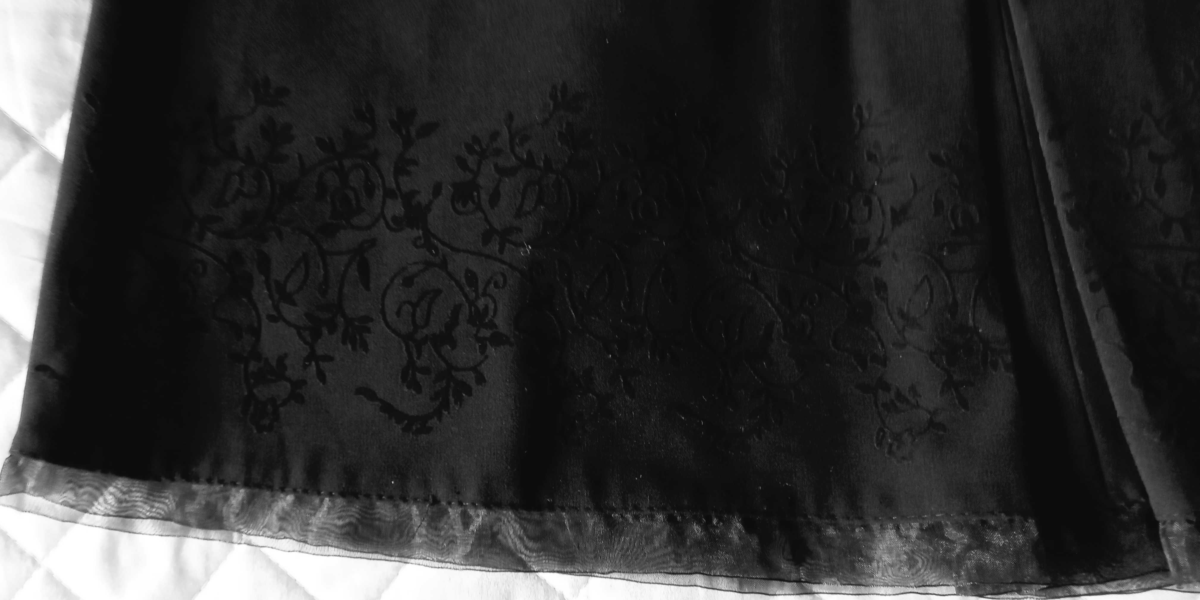Spódnica damska rozkloszowana czarna roz. 40