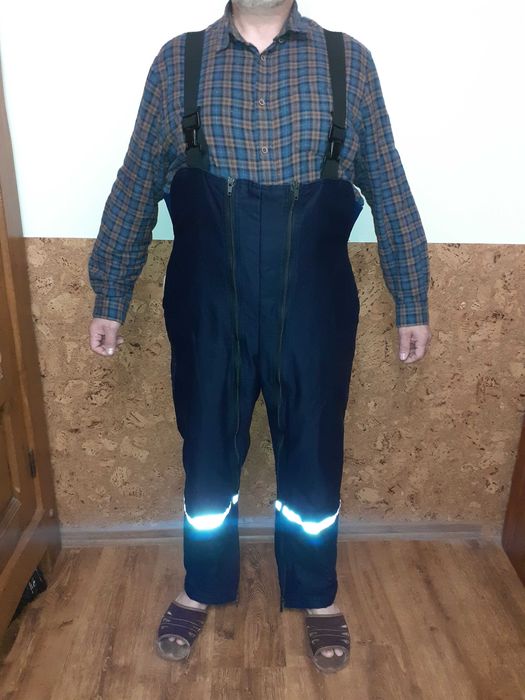 Spodnie robocze ocieplane ogrodniczki rozm. XL