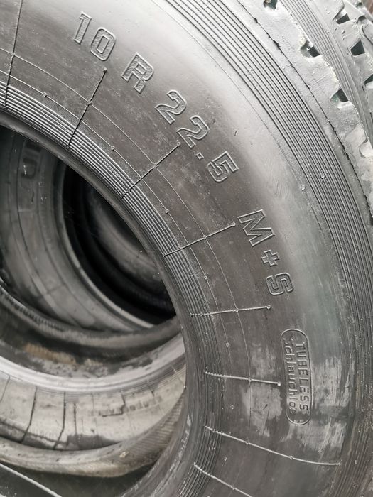 Opony ciężarowe rolnicze przemysłowe 2 sztuki 10R 22.5 z Niemiec