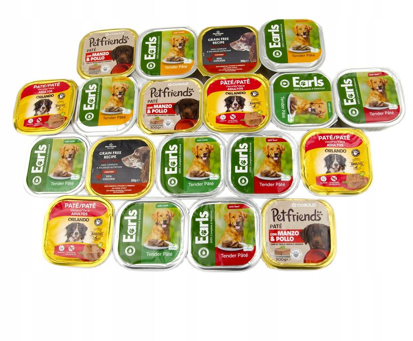 Pakiet 36 X 300G Tacki Mokra Karma Dla Psa Największy Mix 10,8 Kg