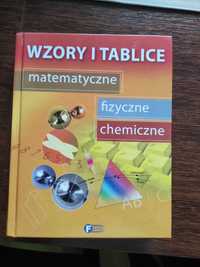 Wzory i tablice matematyczne,fizyczne, chemiczne