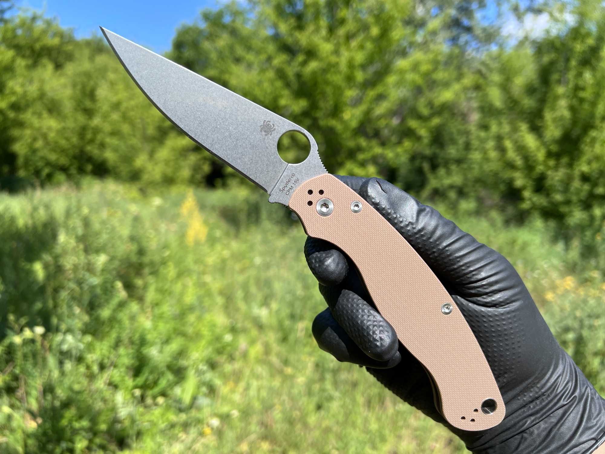 Складний ніж Spyderco Military 2 Sprint Run Brown G-10 CPM 15V