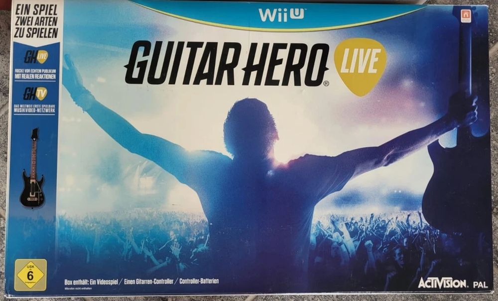 Guitar hero wii u rzadka gra