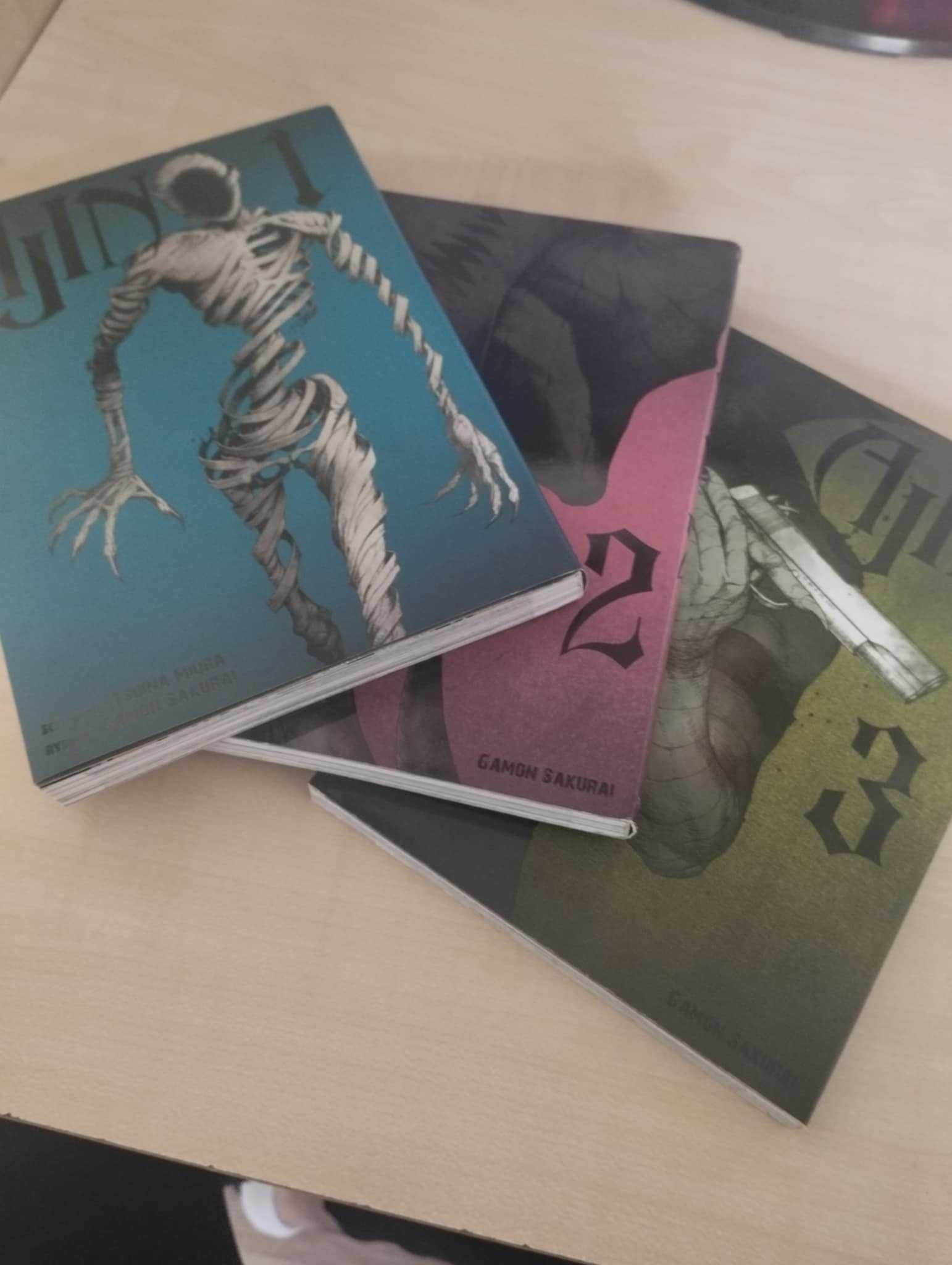 Manga Ajin – tomy 1–3 – stan bardzo dobry