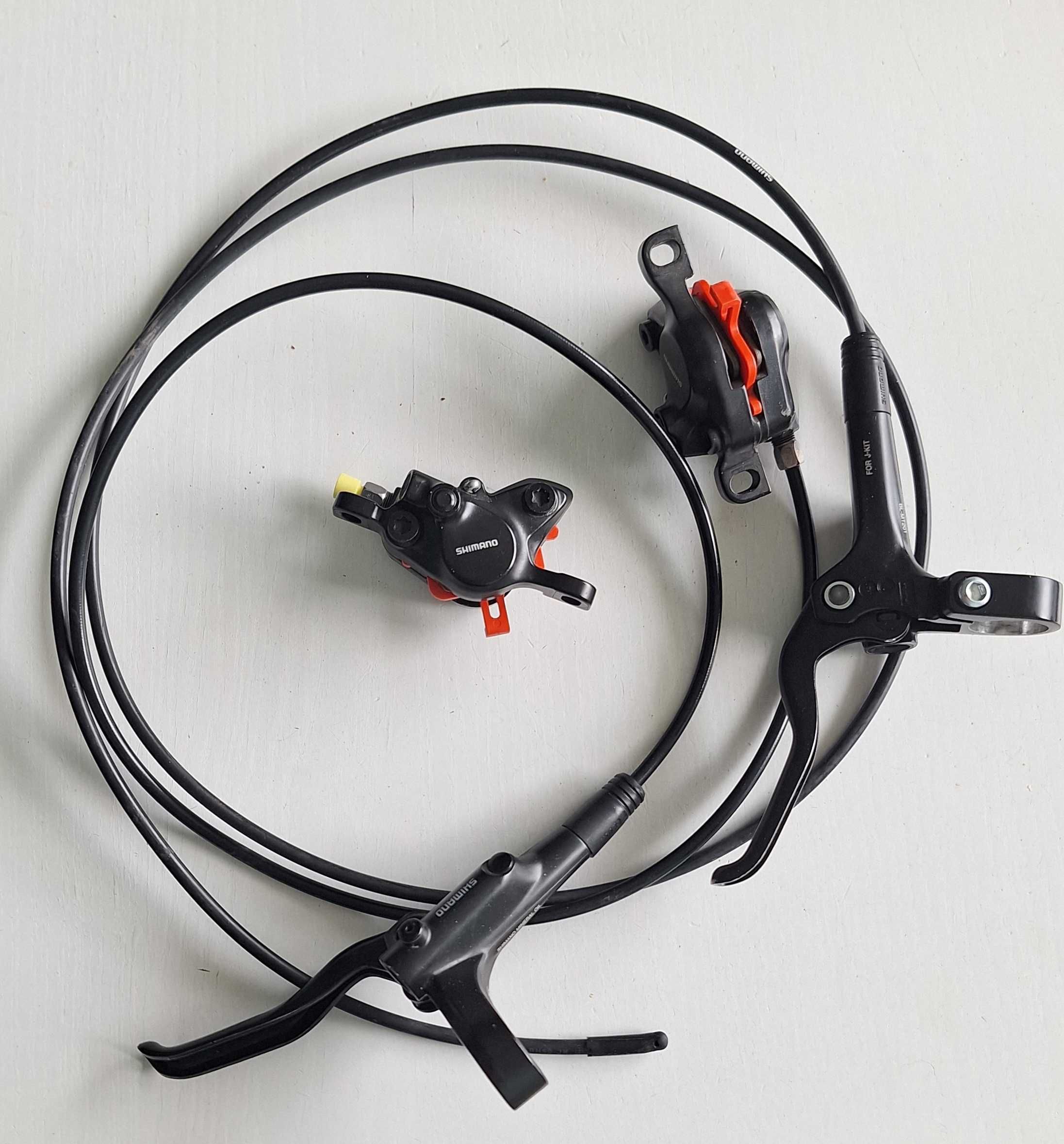 Hamulce hydrauliczne Shimano MT-200 + tarcze