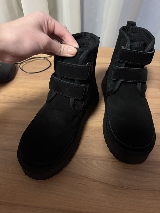 Уги, ugg чорні, високі