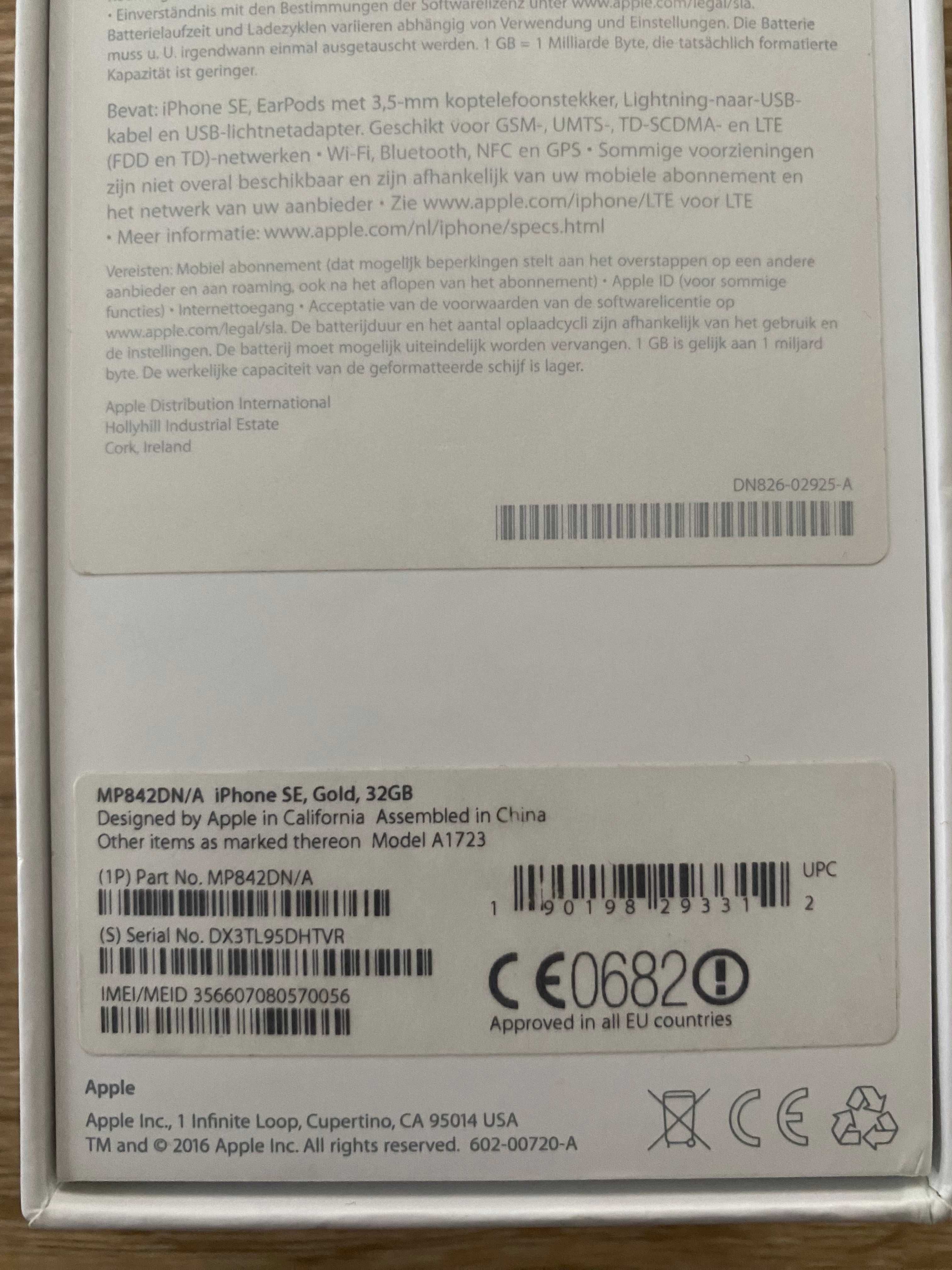 Apple iPhone SE 32GB złoty