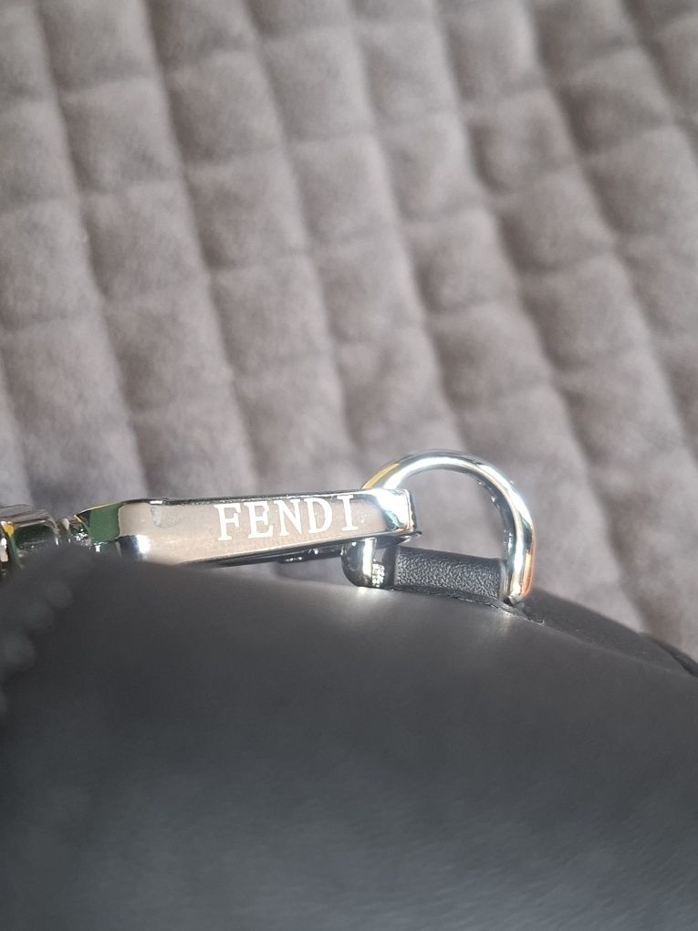 Torebka/Saszetka Fendi Diagonal Camera Case Bag Fabric Gray