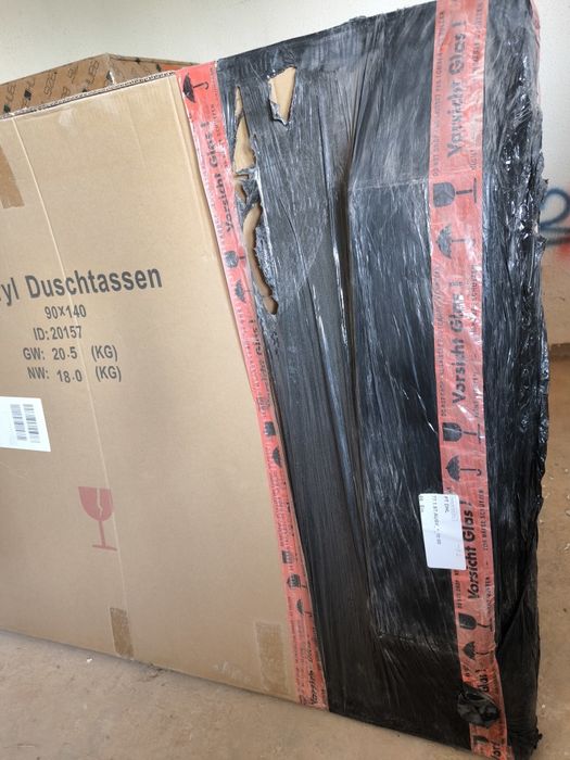 Base de duche 140x90cm espaçosa