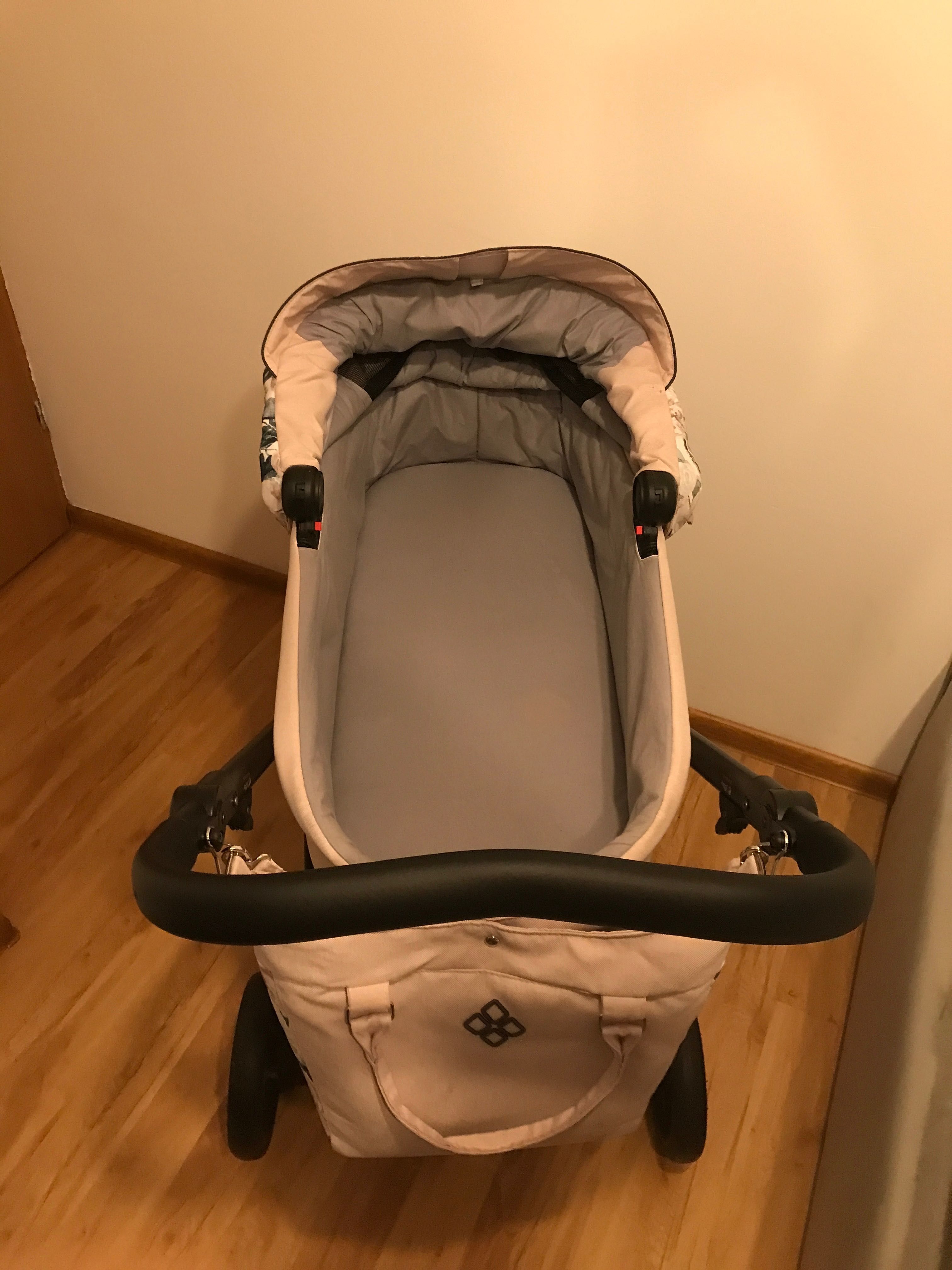 Wózek Bebetto Nitello 2w1 + fotelik maxi-cosi + chodak baby mix