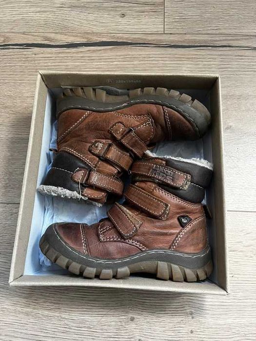!Wyprzedaż! Brązowe buty kozaczki Lasocki kids 24