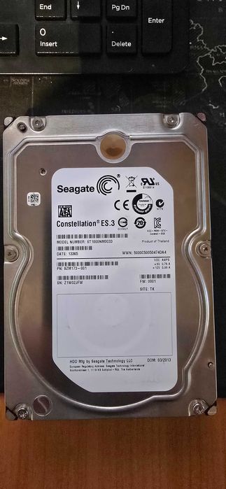 Dysk Seagate Constellation ES.3 serwerowy 1TB ST1000NM0033/7200RPM