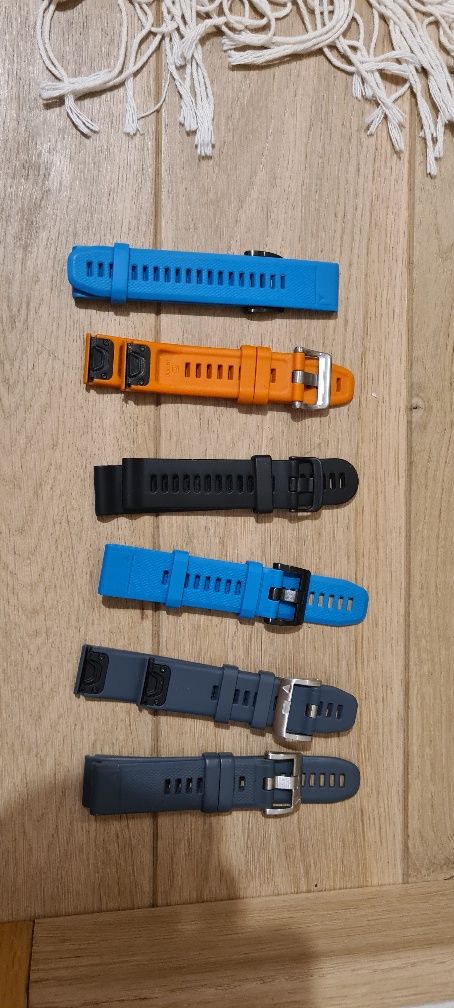 Paski do zegarka Garmin 6 sztuk
